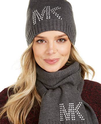 michael kors luxury hat and scarf set|michael kors scarf tk maxx.